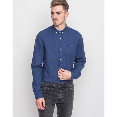 Knowledge Cotton Solid Col. Flannel Estate Blue XL