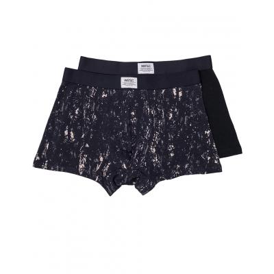 Boxerky WeSC Splatter 2-Pack Black