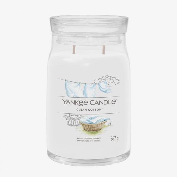 Yankee Candle Signature Large Jar 2 Wicks - Clean Cotton Universal