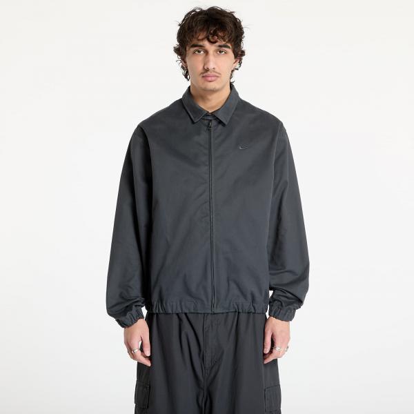 Bunda Nike Life Men's Woven Harrington Jacket Anthracite/ Anthracite XXL