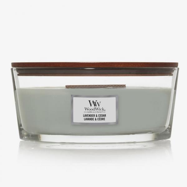 WoodWick Elipse Candle - Lavender & Cedar Universal