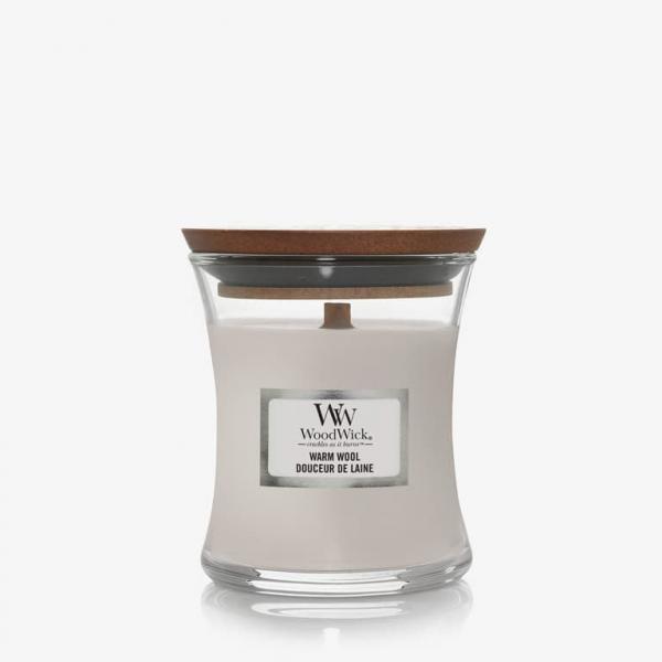 WoodWick Small Hourglass Candle - Warm Wool Universal