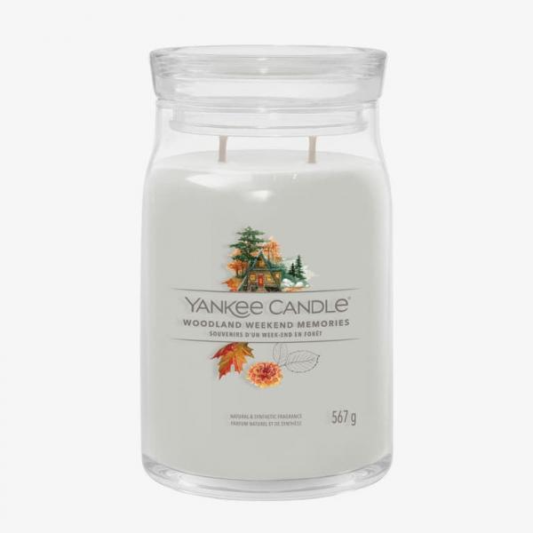 Yankee Candle Signature Large Jar 2 Wicks - Woodland Weekend Memories Universal