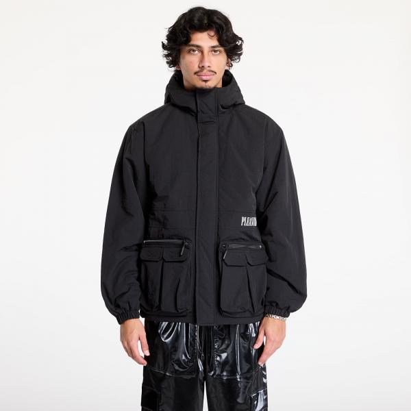 Bunda PLEASURES Run Hooded Jacket Black M