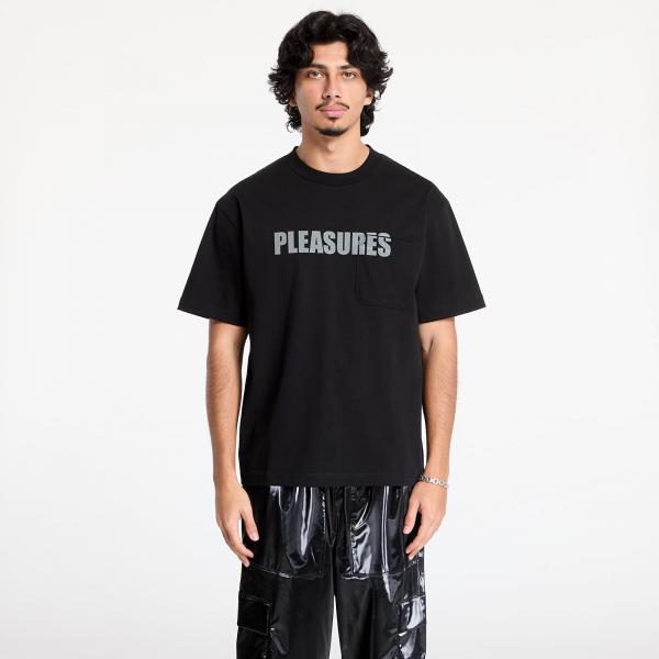 Tričko PLEASURES Impact Pocket Heavyweight Shirt Black S
