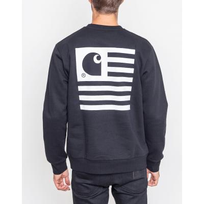 Mikina Carhartt WIP State Flag Black / Black
