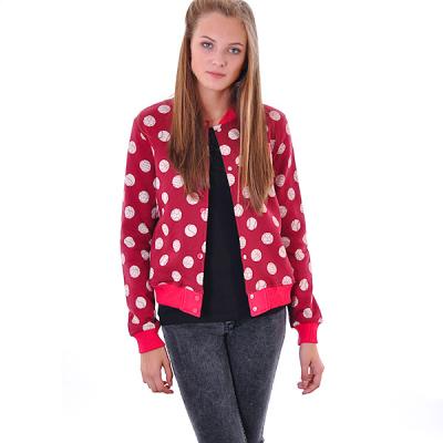 Mikina WeSC Straight Ballin rumba red