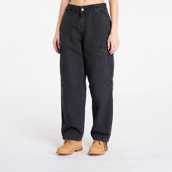 Kalhoty Carhartt WIP Stanton Cargo Pant UNISEX Black Stone Dyed XS