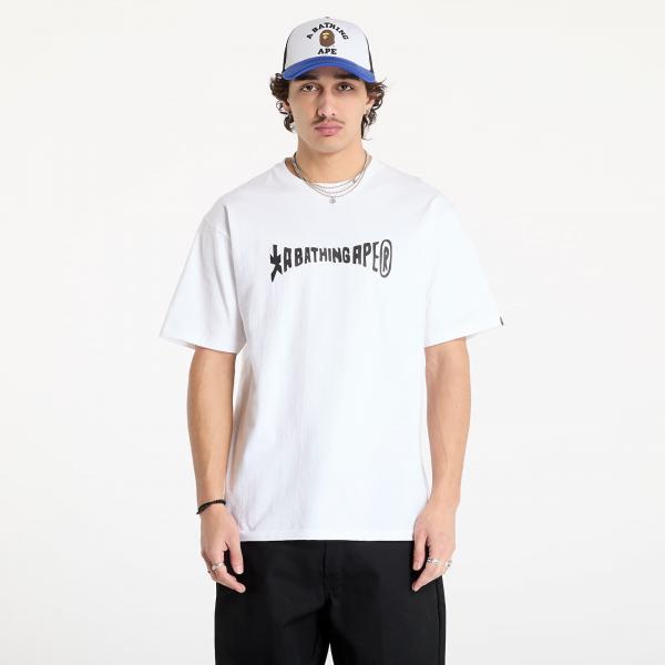 Tričko A BATHING APE Souvenir Dragon Tee White XXXL