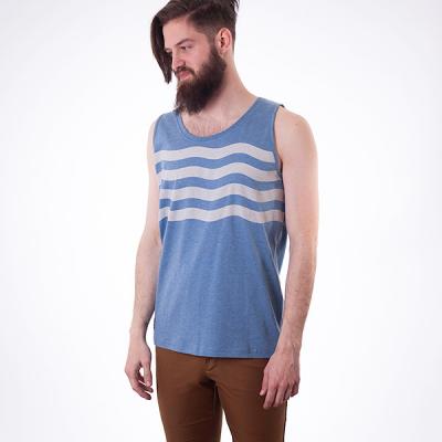 Tílko Makia Swell Tank Blue Melange