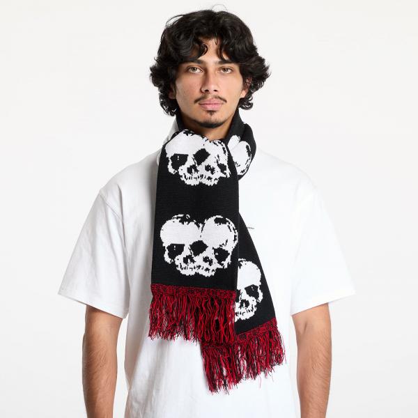 Šála PLEASURES Skull Scarf Black Universal