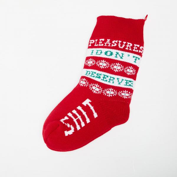 PLEASURES Naughty Holiday Stocking Red Universal