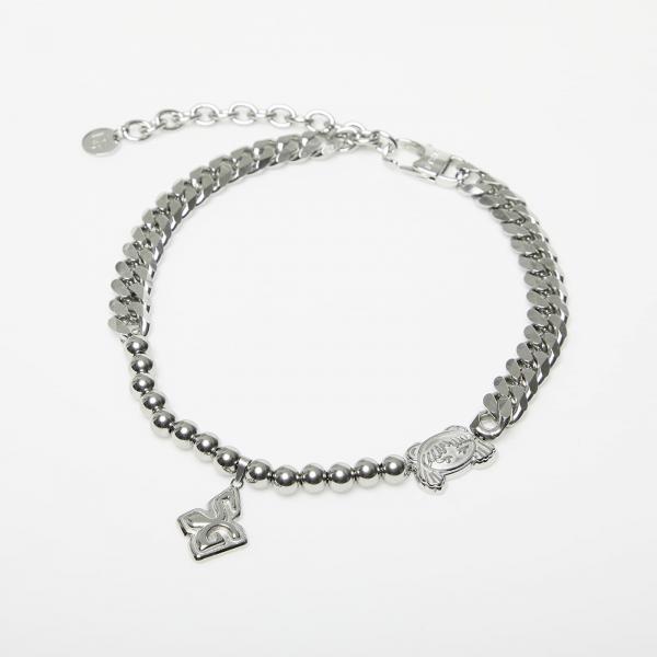 FTSHP x Spiritual Gangster Necklace Silver 40-50 cm