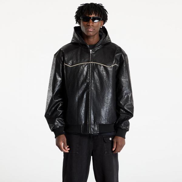 Bunda PLEASURES Revenge Hooded Work Jacket Black S