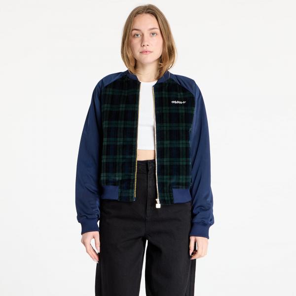Bunda adidas Tartan Jacket Night Indigo/ Black/ Green XS