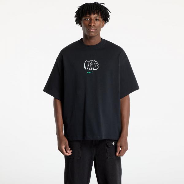 Tričko Nike Solo Swoosh Tee GPX Black/ Malachite S