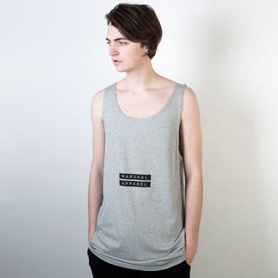 Logo tee Marshal Apparel Twin Box Tanktop Grey