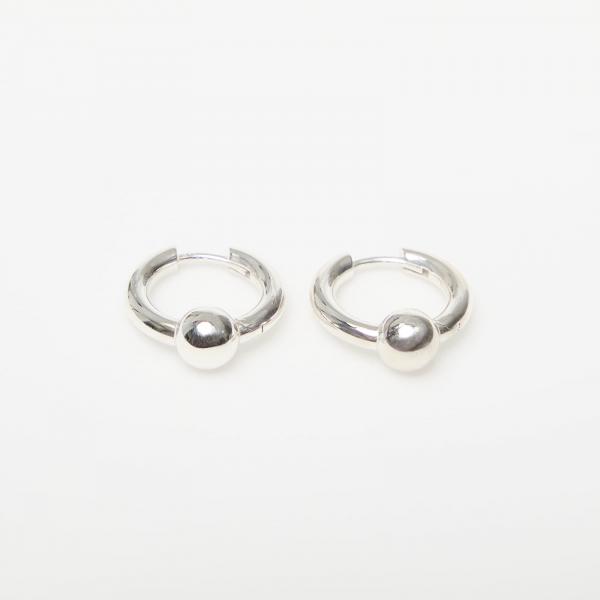 TwoJeys 1 Ball Earrings Silver Universal
