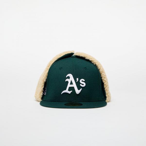 Kšiltovka New Era Oakland Athletics Dog Ear Image 59FIFTY Cap Dark Green 7 1/8