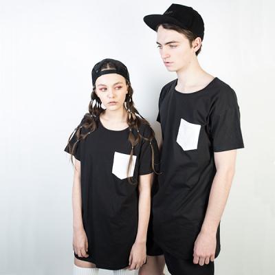 Triko Marshal Apparel Unisex Pocket BLACK