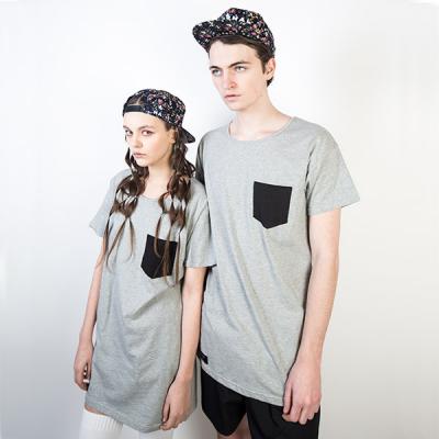 Triko Marshal Apparel Unisex Pocket Grey