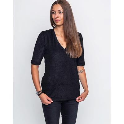 Jednobarevná KOIVU V--Neck Black