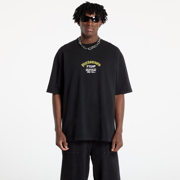 Tričko PLEASURES x FTSHP Questions T-Shirt UNISEX Black S