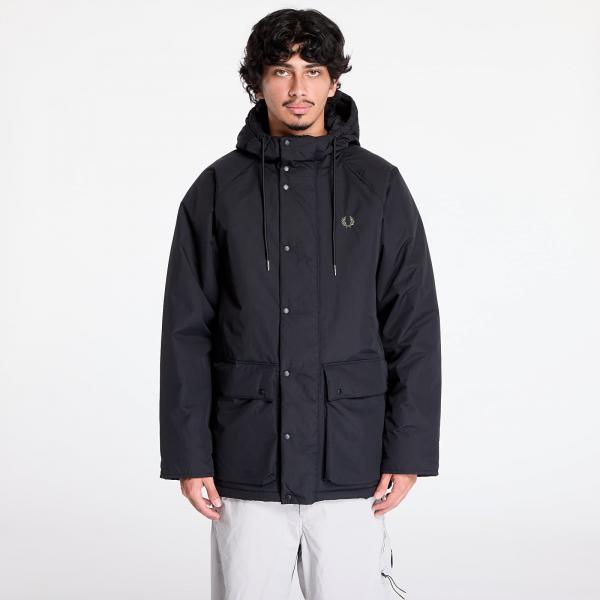 Bunda FRED PERRY Padded Zip Through Jacket Black XL