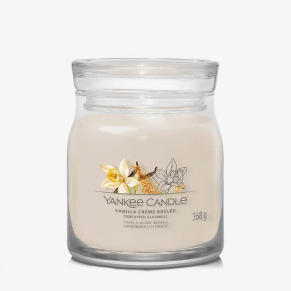 Yankee Candle Signature Medium Jar 2 Wicks - Vanilla Creme Brulée Universal