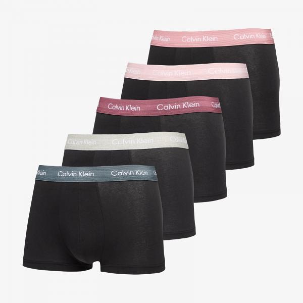Boxerky Calvin Klein Low Rise Trunk 5-Pack Black S