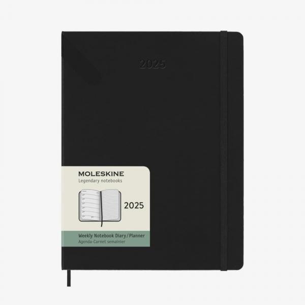 Moleskine Plánovací Zápisník 2025 Tvrdý Xl Černý XL