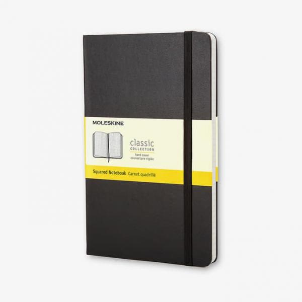 Moleskine Zápisník Tvrdý Čtverečkovaný S Černý S