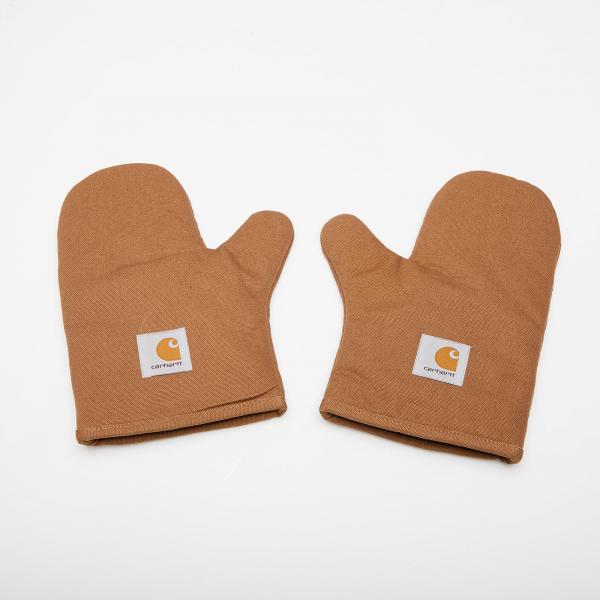 Carhartt WIP Canvas Oven Mitt Set Hamilton Brown Universal