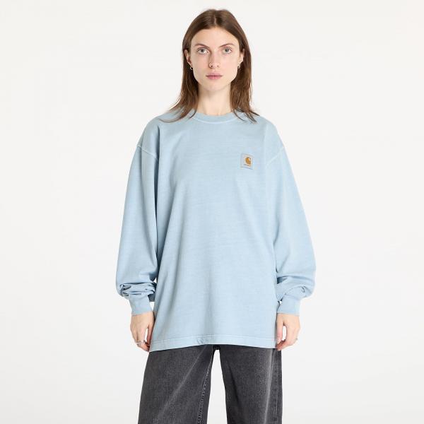 Tričko Carhartt WIP L/S Vista T-Shirt UNISEX Dusty Ice Garment Dyed L