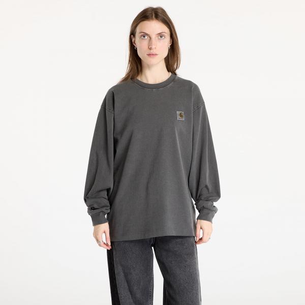 Tričko Carhartt WIP L/S Vista T-Shirt UNISEX Graphite Garment Dyed M