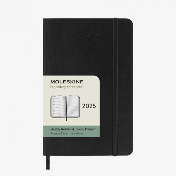 Moleskine Plánovací Zápisník 2025 Měkký S Černý S