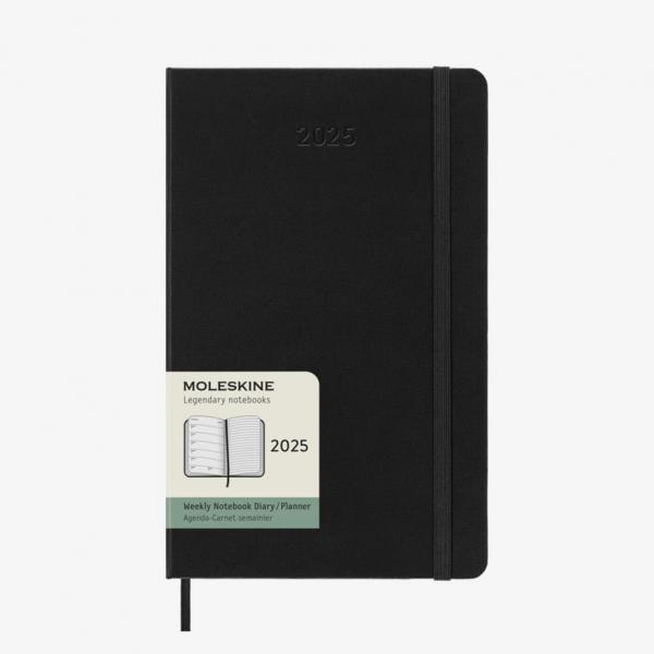 Moleskine Plánovací Zápisník 2025 Tvrdý L Černý L