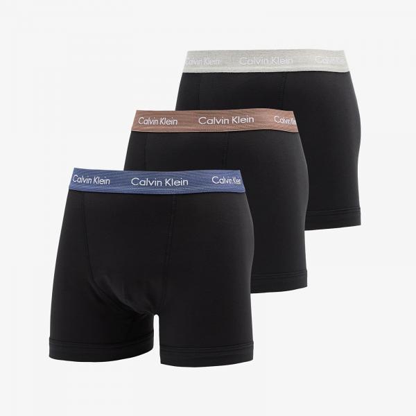 Boxerky Calvin Klein Cotton Stretch Trunk 3-Pack Black S