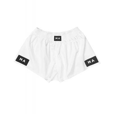 Marshal Apparel WOMEN’S BOXER SHORTS White