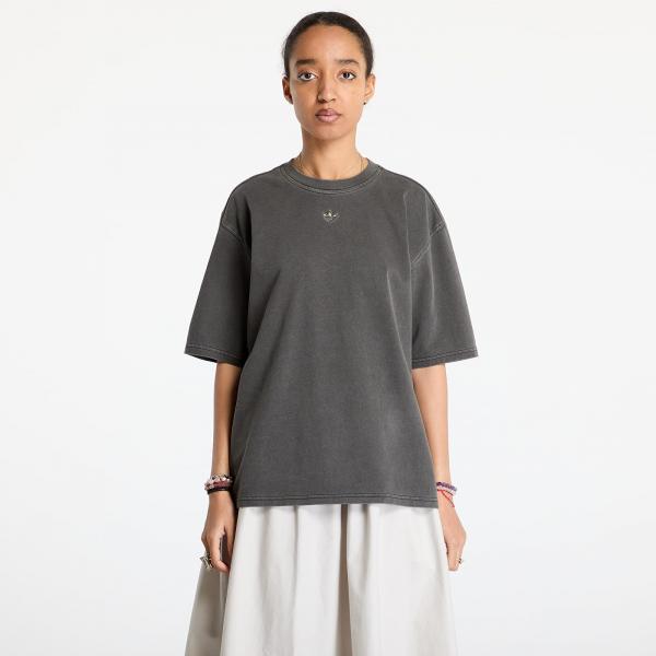 Tričko adidas Washed Oversized T-Shirt Black S