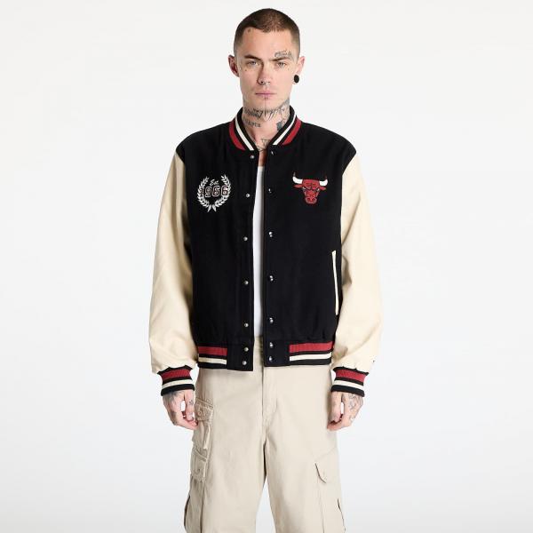 Bomber New Era Chicago Bulls NBA Lifestyle Varsity Jacket UNISEX Black M