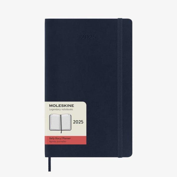 Moleskine Diář 2025 Denní Měkký L Modrý L