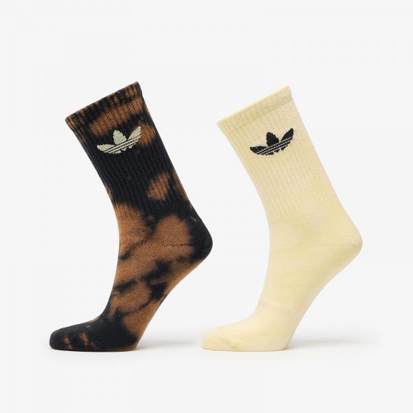 Ponožky adidas Acid Wash Crew Socks 2-Pack Black/ Almost Yellow M