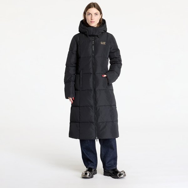 Kabát EA7 Emporio Armani Caban Coat Black L
