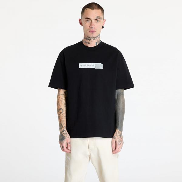 Tričko FRED PERRY Archive Graphic T-Shirt Black M