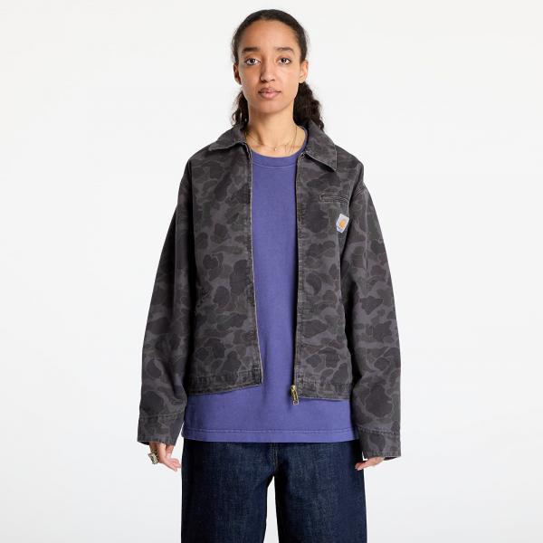 Bunda Carhartt WIP Duck Detroit Jacket UNISEX Camo Duck/ Green/ Graphite Garment Dyed M
