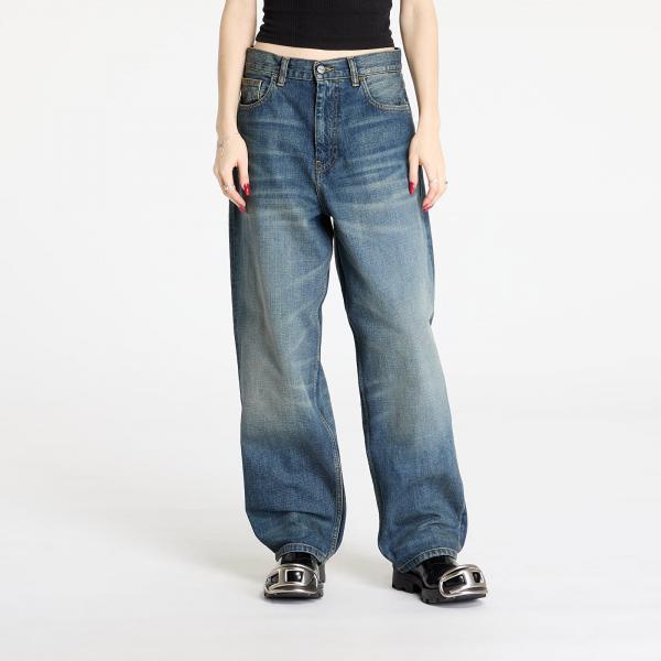 Džíny Carhartt WIP W' Brandon Pant Blue Worn Used Wash S