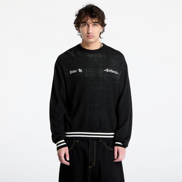 Svetr Carhartt WIP Greatest Hits Sweater UNISEX Black/ Wax XS
