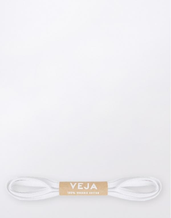 Veja Laces Organic Cotton WHITE 125 CM