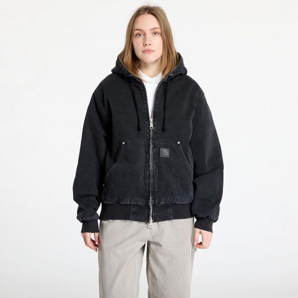 Bunda Carhartt WIP OG Active Rivet Jacket UNISEX Black Stone Washed XS